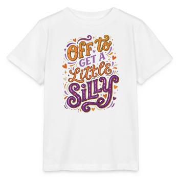 Off To Get A Little Silly - Stanley/Stella MINI CREATOR Kids’ T-Shirt - white - Front - Maike (125cm)