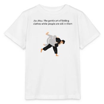 Judo Throw and Grip - Stanley/Stella MINI CREATOR Kids’ T-Shirt - white - Front - Maike (125cm)
