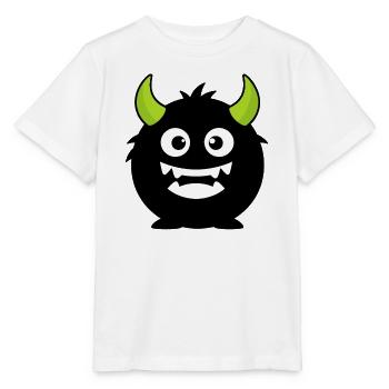 Bold Monster Mascot Streetwear Graphic - Stanley/Stella MINI CREATOR Kids’ T-Shirt - white - Front - Maike (125cm)