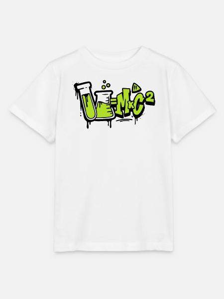 Chemie Formel Graffiti - Stanley/Stella Kinder T-Shirt MINI CREATOR - Weiß