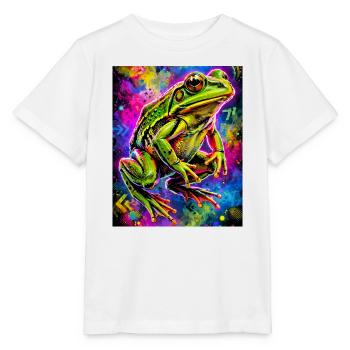 frog - Stanley/Stella MINI CREATOR Kids’ T-Shirt - white - Front - Maike (125cm)