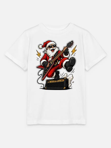 Santa Rock - Stanley/Stella Kinder T-Shirt MINI CREATOR  - Weiß