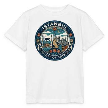 Istanbul Turkey Cats - Stanley/Stella MINI CREATOR Kids’ T-Shirt - white - Front - Maike (125cm)