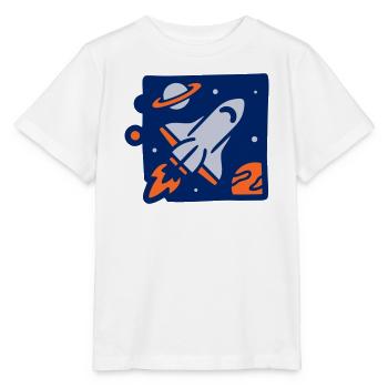 Space Rocket Illustration - Stanley/Stella MINI CREATOR Kids’ T-Shirt - white - Front - Maike (125cm)