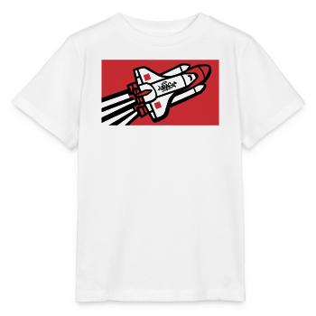 Space Shuttle Graffiti Graphic - Stanley/Stella MINI CREATOR Kids’ T-Shirt - white - Front - Maike (125cm)