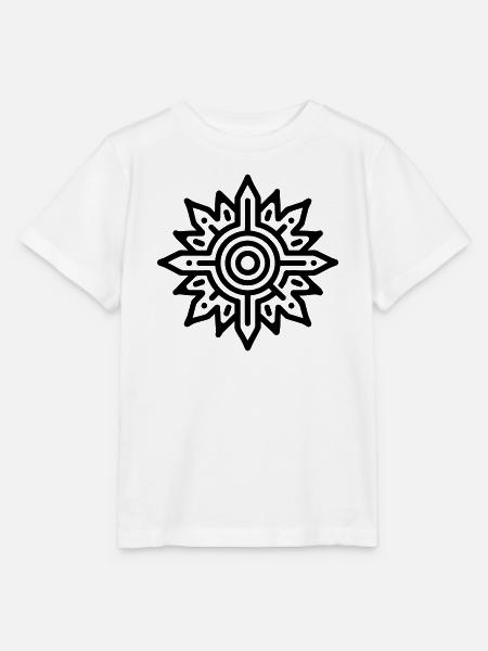 Aztekische Sonne - Stanley/Stella Kinder T-Shirt MINI CREATOR - Weiß