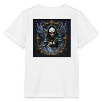 Celestial Guardian with Sphere - Stanley/Stella MINI CREATOR Kids’ T-Shirt - white - Front - Maike (125cm)