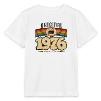 Ursprüngliches Jubiläum von 1976 – 50 Jahre - Stanley/Stella Kinder T-Shirt MINI CREATOR  - Weiß - Vorne - Maike (125cm)