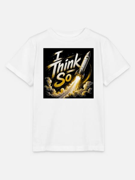 Think So Raketenstart - Stanley/Stella Kinder T-Shirt MINI CREATOR - Weiß