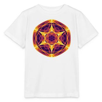 Solar Mandala – Math Art - Stanley/Stella MINI CREATOR Kids’ T-Shirt - white - Front - Maike (125cm)