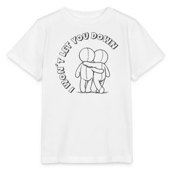 I Will Never Leave You: Supportive Friendship - Stanley/Stella MINI CREATOR Kids’ T-Shirt - white - Front - Maike (125cm)