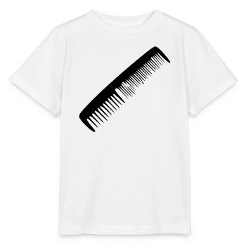 Friseur Kamm Friseursalon Geschenk  - Stanley/Stella Kinder T-Shirt MINI CREATOR  - Weiß - Vorne - Maike (125cm)