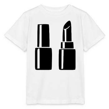 Nagellack Lippenstift Kosmetik Geschenk Kosmetiker - Stanley/Stella Kinder T-Shirt MINI CREATOR  - Weiß - Vorne - Maike (125cm)