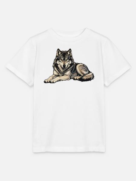 wolf-wildlife - Stanley/Stella Kinder T-Shirt MINI CREATOR - Weiß