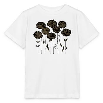 Flowers - Stanley/Stella MINI CREATOR Kids’ T-Shirt - white - Front - Maike (125cm)