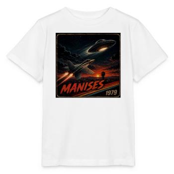 Manises UFO 1979 - Stanley/Stella MINI CREATOR Kids’ T-Shirt - white - Front - Maike (125cm)