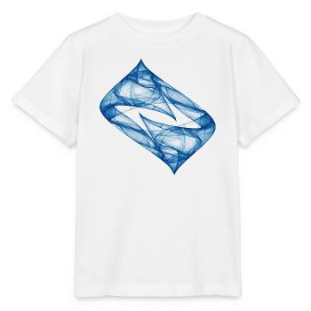 Dynamic Track - Blue - Chaos Art - Stanley/Stella MINI CREATOR Kids’ T-Shirt - white - Front - Maike (125cm)
