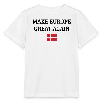 Make Europe Great Again – Denmark - Stanley/Stella MINI CREATOR Kids’ T-Shirt - white - Front - Maike (125cm)
