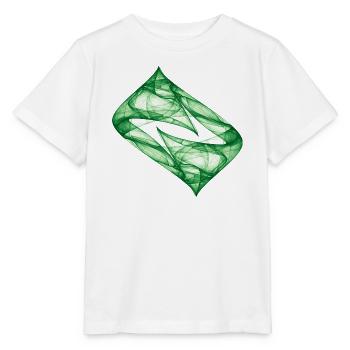Dynamic Track - Green - Chaos Art - Stanley/Stella MINI CREATOR Kids’ T-Shirt - white - Front - Maike (125cm)