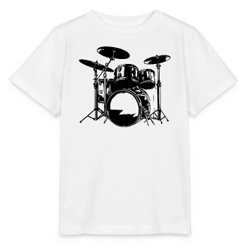 percussion - Stanley/Stella MINI CREATOR Kids’ T-Shirt - white - Front - Maike (125cm)