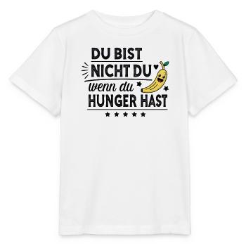 Du bist nicht du, wenn du Hunger hast - Stanley/Stella Kinder T-Shirt MINI CREATOR  - Weiß - Vorne - Maike (125cm)