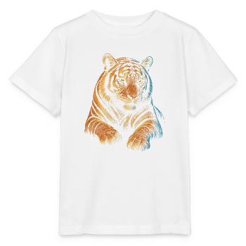 Tiger - Stanley/Stella MINI CREATOR Kids’ T-Shirt - white - Front - Maike (125cm)