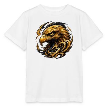 Golden Eagle Circle Design - Stanley/Stella MINI CREATOR Kids’ T-Shirt - white - Front - Maike (125cm)