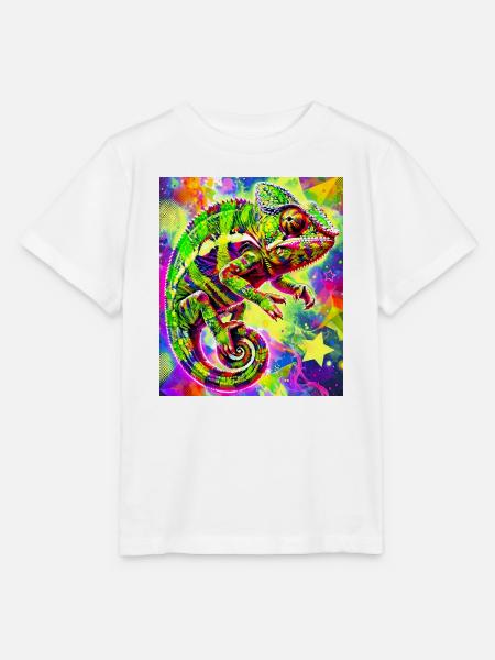 Chamäleon - Stanley/Stella Kinder T-Shirt MINI CREATOR - Weiß