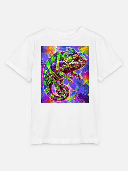 Chamäleon - Stanley/Stella Kinder T-Shirt MINI CREATOR - Weiß