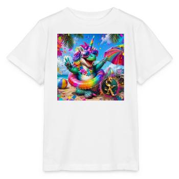 Beach Logo - Stanley/Stella MINI CREATOR Kids’ T-Shirt - white - Front - Maike (125cm)
