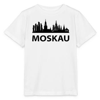 MOSKAU Skyline - Stanley/Stella Kinder T-Shirt MINI CREATOR  - Weiß - Vorne - Maike (125cm)