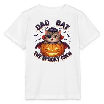 Dad Bat The Spooky Crew - Stanley/Stella MINI CREATOR Kids’ T-Shirt - white - Front - Maike (125cm)