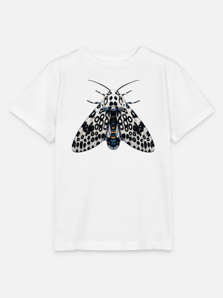Riesen-Leopardenmotten-Hypercompe-Scribonia-Anime - Stanley/Stella Kinder T-Shirt MINI CREATOR - Weiß