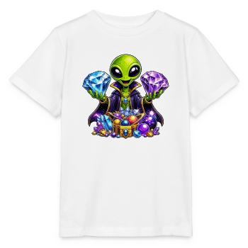 Alien Treasure Mage - Stanley/Stella MINI CREATOR Kids’ T-Shirt - white - Front - Maike (125cm)