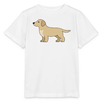 Delicate Retriever Silhouette - Stanley/Stella MINI CREATOR Kids’ T-Shirt - white - Front - Maike (125cm)