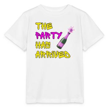 THE PARTY HAS ARRIVED, CAN GO MOUSE - Stanley/Stella MINI CREATOR Kids’ T-Shirt - white - Front - Maike (125cm)