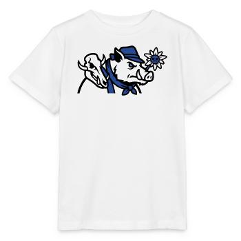 Wild Boar Skull Logo - Stanley/Stella MINI CREATOR Kids’ T-Shirt - white - Front - Maike (125cm)