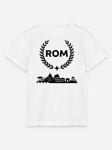 Rom Skyline - Stanley/Stella Kinder T-Shirt MINI CREATOR - Weiß