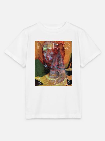 Puerto Rico 1987 Retro Collage - Stanley/Stella Kinder T-Shirt MINI CREATOR - Weiß