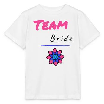 Bachelorette party. BRIDE. TEAM. TEAM MARIEE. BRIDE-TO-BE - Stanley/Stella MINI CREATOR Kids’ T-Shirt - white - Front - Maike (125cm)