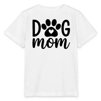 Dog Mom - Stanley/Stella MINI CREATOR Kids’ T-Shirt - white - Front - Maike (125cm)
