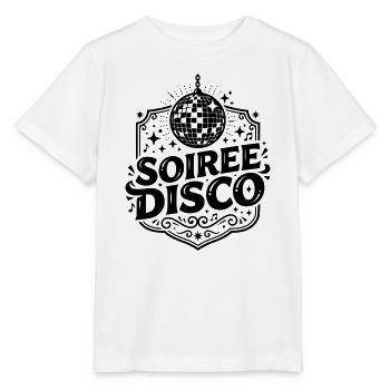 Disco night - Stanley/Stella MINI CREATOR Kids’ T-Shirt - white - Front - Maike (125cm)