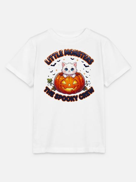 Little Monsters The Spooky Crew - Stanley/Stella Kinder T-Shirt MINI CREATOR - Weiß