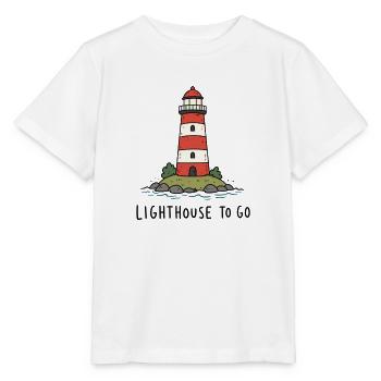 Lighthouse Sea Coast Maritime - Stanley/Stella MINI CREATOR Kids’ T-Shirt - white - Front - Maike (125cm)