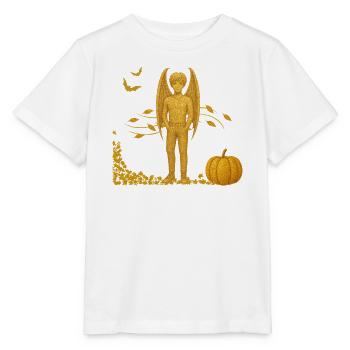 Fall Edition: Vampire Demon with Bats - Stanley/Stella MINI CREATOR Kids’ T-Shirt - white - Front - Maike (125cm)