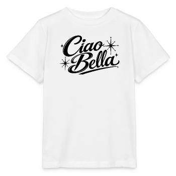 ciao bella - Stanley/Stella MINI CREATOR Kids’ T-Shirt - white - Front - Maike (125cm)