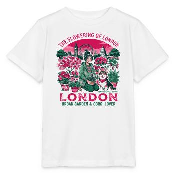 Pembroke The Flowering Of London Urban Garden - Stanley/Stella MINI CREATOR Kids’ T-Shirt - white - Front - Maike (125cm)