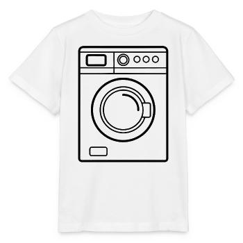 Waschmaschine - Stanley/Stella Kinder T-Shirt MINI CREATOR  - Weiß - Vorne - Maike (125cm)