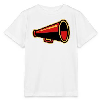 Red Megaphone Ultras Icon - Stanley/Stella MINI CREATOR Kids’ T-Shirt - white - Front - Maike (125cm)