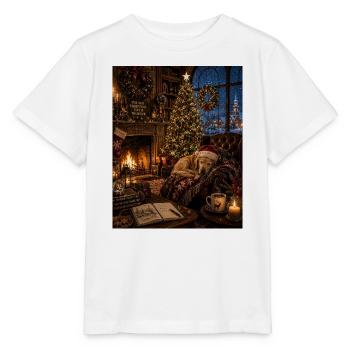 Christmas magic Family being together counts love - Stanley/Stella MINI CREATOR Kids’ T-Shirt - white - Front - Maike (125cm)